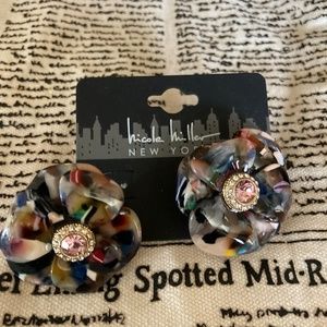 Nicole Miller Floral Earrings